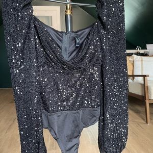 Sequin bodysuit